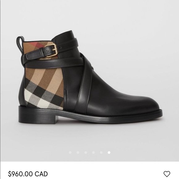 BURBERRY - Straps Ankle Boots - Picture 6 of 9